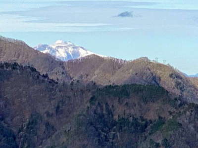 薄化粧の浅間山