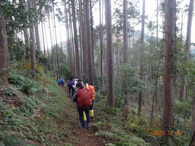 前方に発端丈山か 