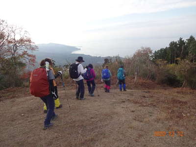 発端丈山から駿河湾 