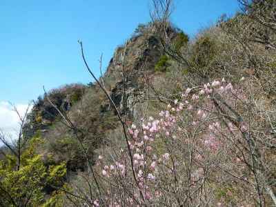 見晴台から桧沢岳西峰