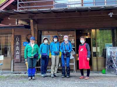 赤岳山荘を早出