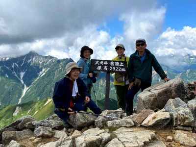 大天井岳山頂 