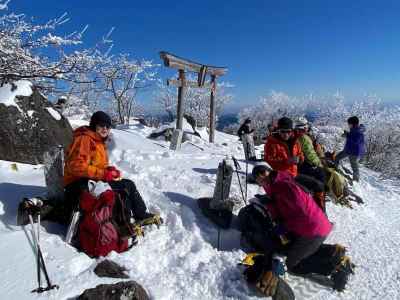 黒檜山大神で昼食 