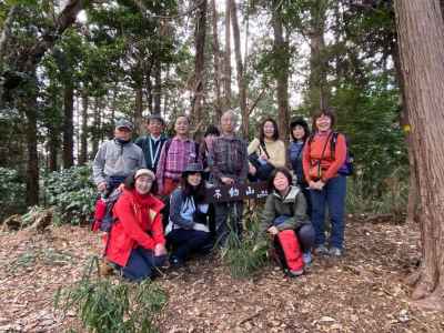 本日の最高到達点不動山山頂