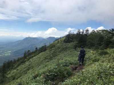 戸隠山が見えた 