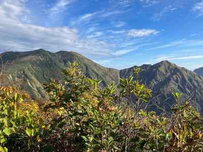 大源太山から仙ノ倉山 