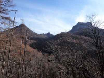 御岳山・ローソク岩・兜岩山 