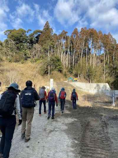 登山口スタート 