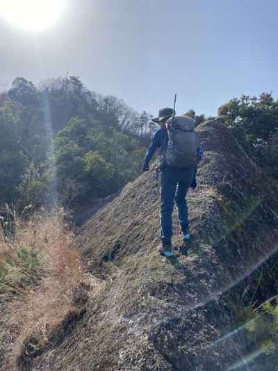 最後の四方津御前山への登り 