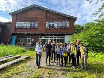 快晴の朝、これから至仏山へ