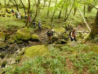 下山も慎重に行きましょう 