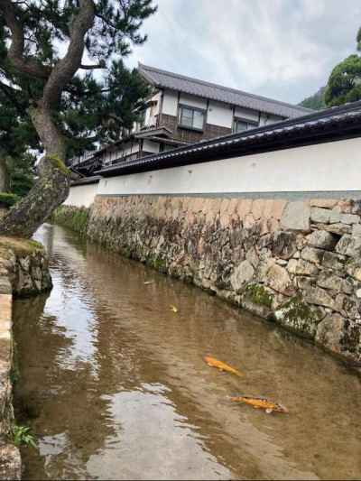 竹田城に向かう道 