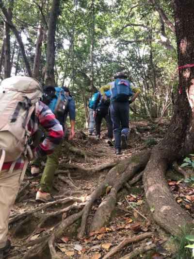 登り始めは 