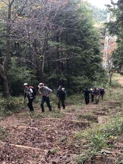 一丁平へ登り詰める 