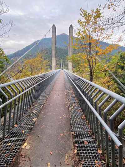 南アルプス接阻大吊り橋 