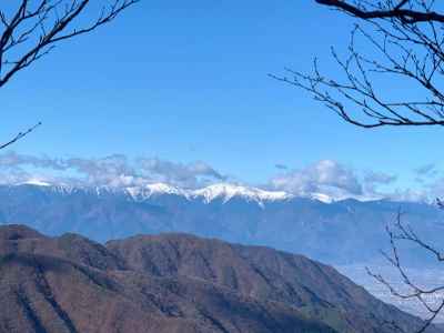 清八山から南アルプスがよく見えます 