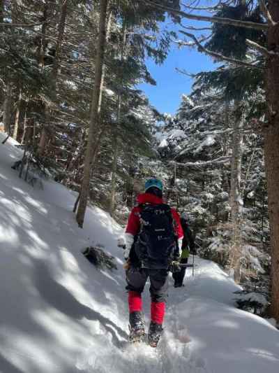 夏山峠からの下山路