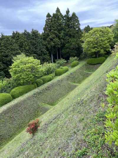 岱崎出丸から見た一ノ堀