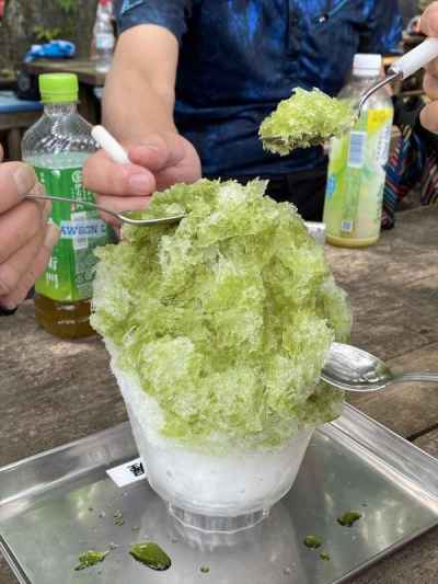 山頂のかき氷
