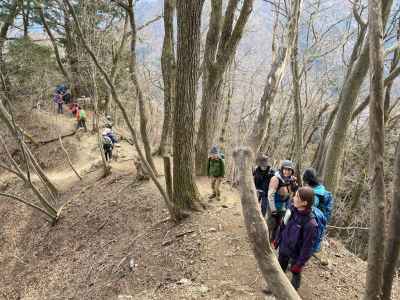 山頂への稜線
