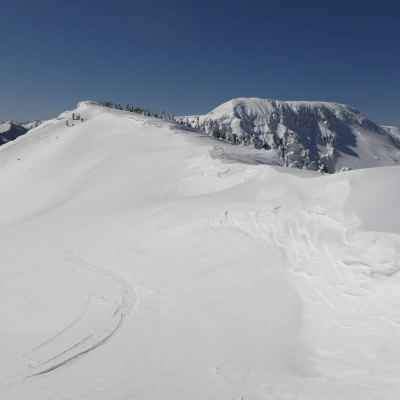 苗場山が間近に