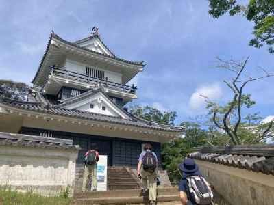 再建された天守閣