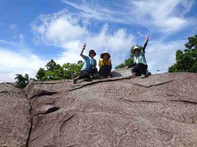 「天狗倉山」馬越峠の最高地点