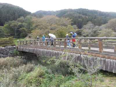 一乗谷川にかかる橋 
