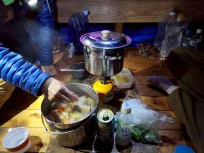 夕食の鍋
