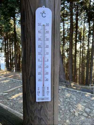 今日の気温は6℃&nbsp;