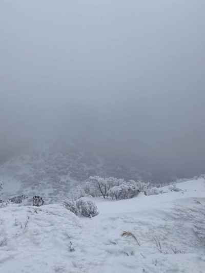 箕輪山は全く見えず&nbsp;