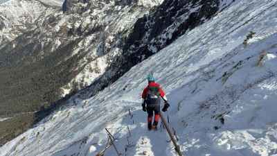 文三郎尾根を下る&nbsp;