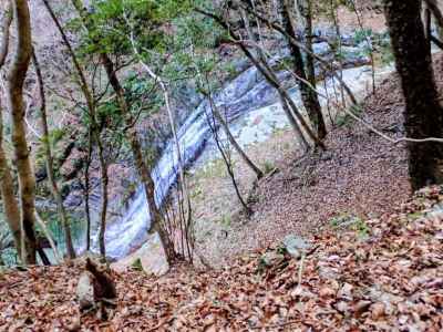本日の滝めぐり最後のナメ滝&nbsp;